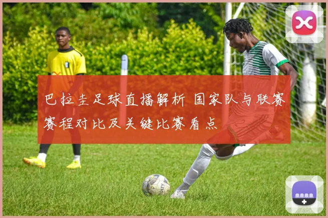 巴拉圭足球直播解析 国家队与联赛赛程对比及关键比赛看点