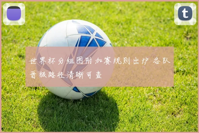 世界杯分组图附加赛规则出炉 各队晋级路径清晰可查